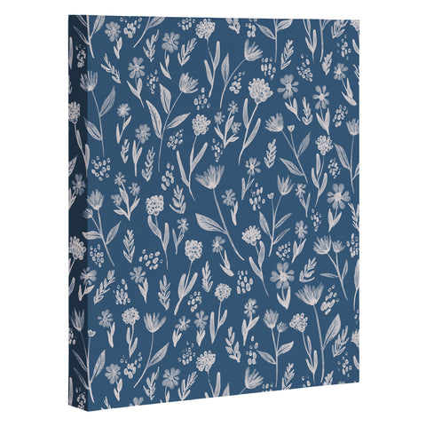 Schatzi Brown Fiona Floral Heron Art Canvas