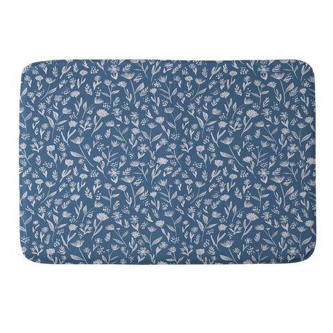 Schatzi Brown Fiona Floral Heron Memory Foam Bath Mat