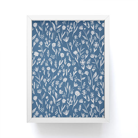 Schatzi Brown Fiona Floral Heron Framed Mini Art Print