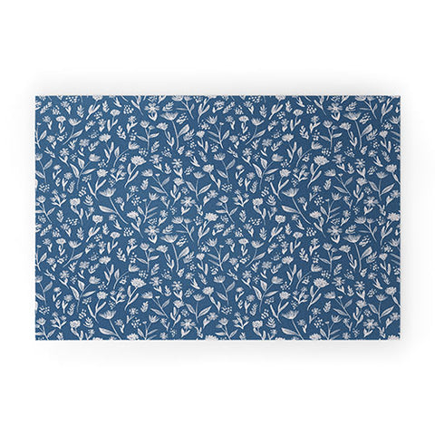 Schatzi Brown Fiona Floral Heron Welcome Mat