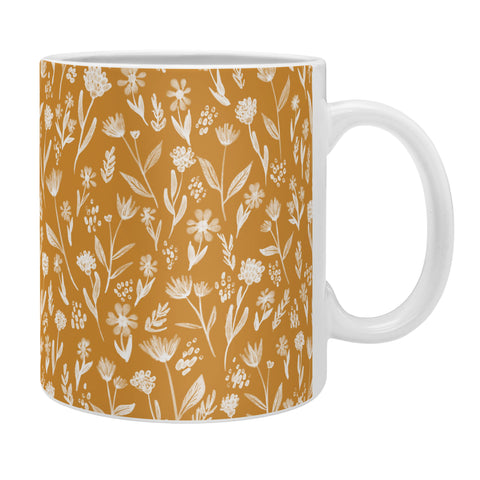 Schatzi Brown Fiona Floral Marigold Coffee Mug