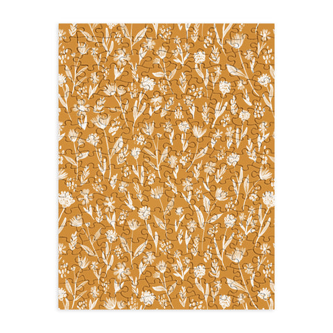 Schatzi Brown Fiona Floral Marigold Puzzle
