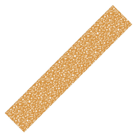 Schatzi Brown Fiona Floral Marigold Table Runner