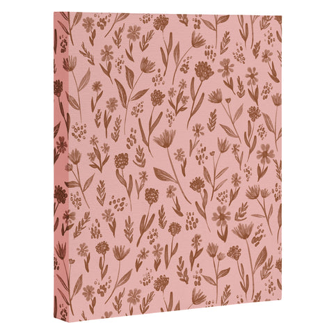 Schatzi Brown Fiona Floral Mocca Art Canvas