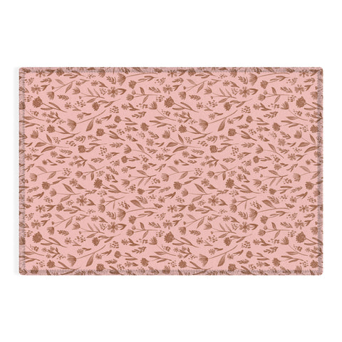 Schatzi Brown Fiona Floral Mocca Outdoor Rug