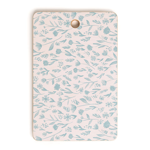 Schatzi Brown Fiona Floral Sky Cutting Board Rectangle