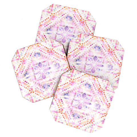 Schatzi Brown Folksie 1C Coaster Set