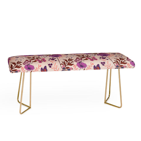 Schatzi Brown Free spirit Butterfly Ivory Bench