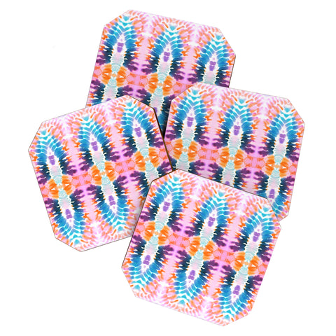 Schatzi Brown Free Spirit Pattern C Coaster Set