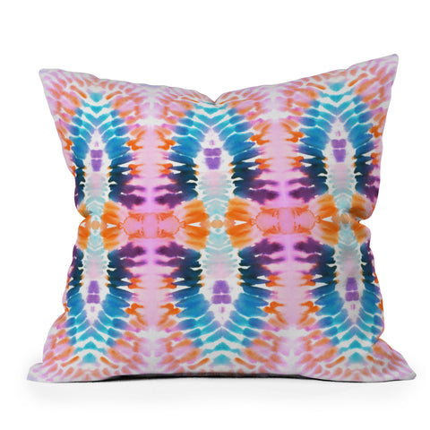 Schatzi Brown Free Spirit Pattern C Outdoor Throw Pillow