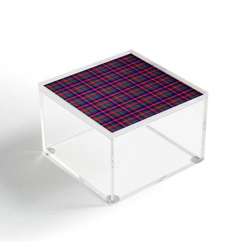 Schatzi Brown Glenn Plaid Holiday Acrylic Box