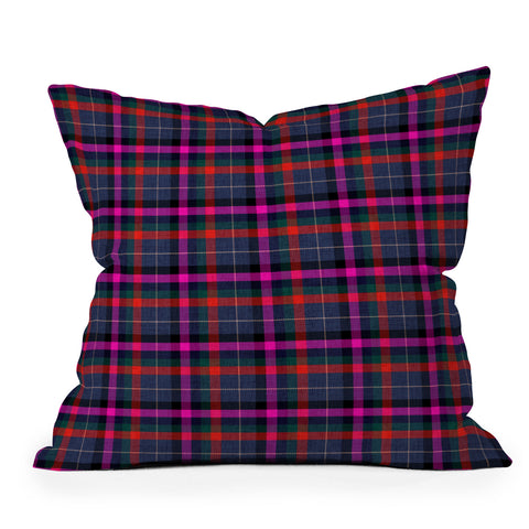 Schatzi Brown Glenn Plaid Holiday Throw Pillow