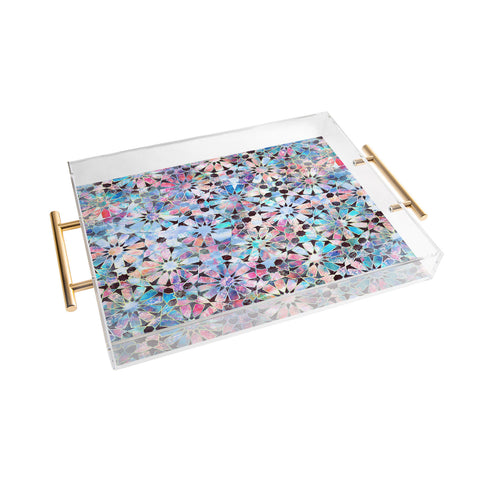Schatzi Brown Hara Tiles Multi Acrylic Tray
