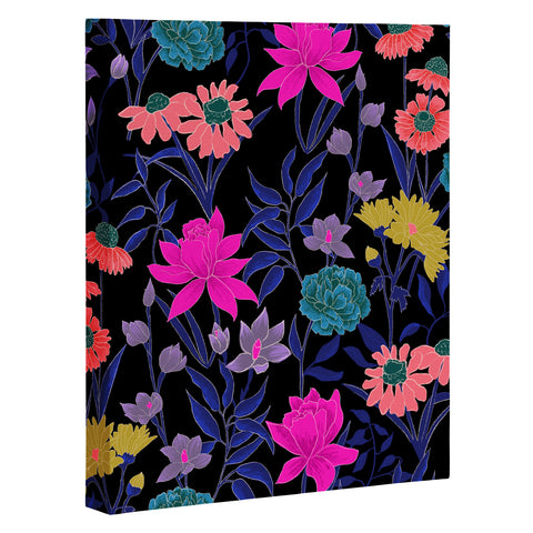 Schatzi Brown Heidi Garden Midnight Art Canvas