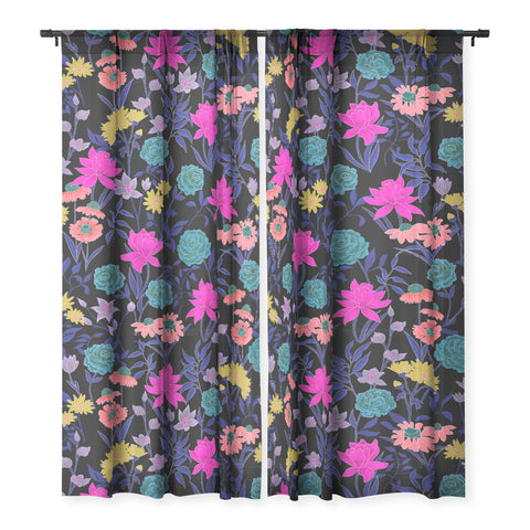 Schatzi Brown Heidi Garden Midnight Sheer Non Repeat