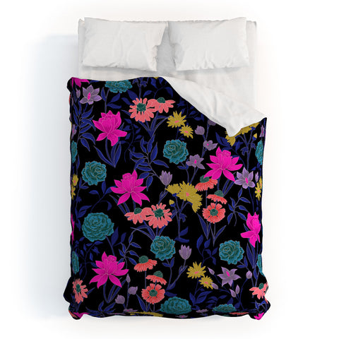 Schatzi Brown Heidi Garden Midnight Duvet Cover