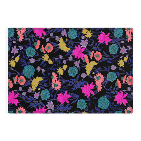 Schatzi Brown Heidi Garden Midnight Outdoor Rug