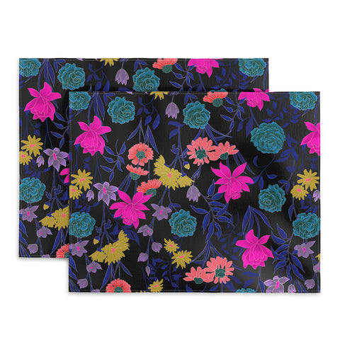 Schatzi Brown Heidi Garden Midnight Placemat