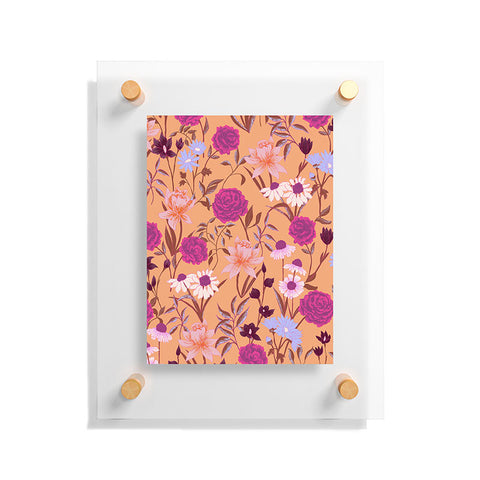 Schatzi Brown Heidi Garden Peach Floating Acrylic Print