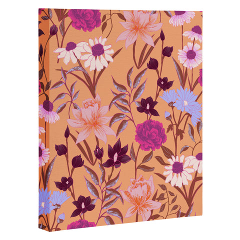 Schatzi Brown Heidi Garden Peach Art Canvas