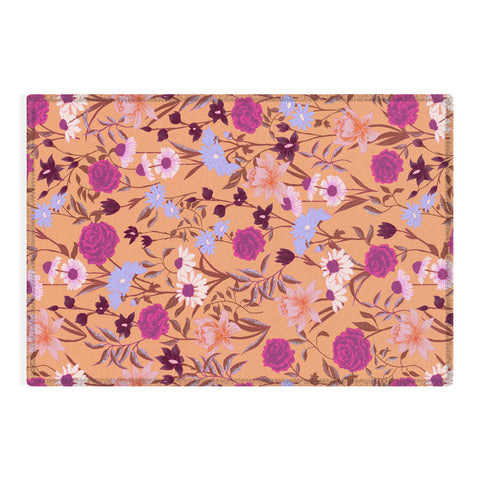 Schatzi Brown Heidi Garden Peach Outdoor Rug