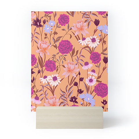 Schatzi Brown Heidi Garden Peach Mini Art Print