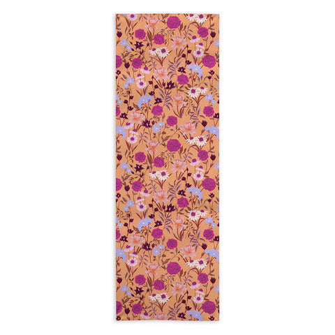 Schatzi Brown Heidi Garden Peach Yoga Towel