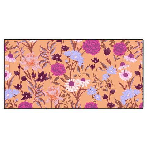 Schatzi Brown Heidi Garden Peach Desk Mat