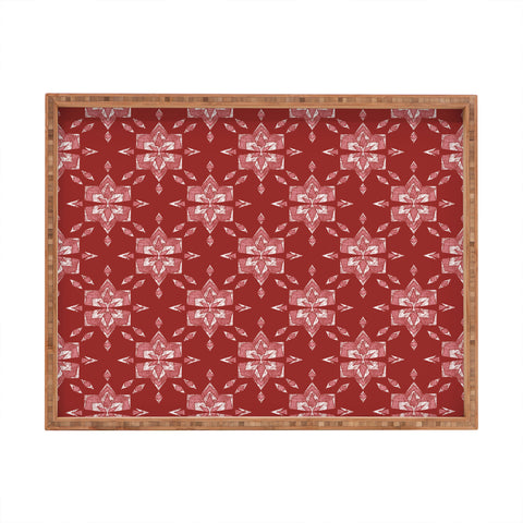 Schatzi Brown Heidi Global Cranberry Rectangular Tray