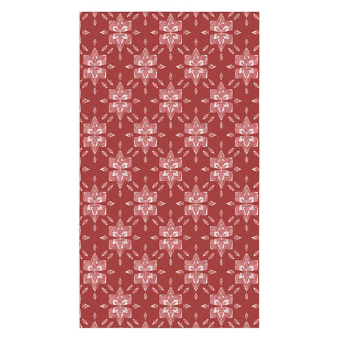 Schatzi Brown Heidi Global Cranberry Tablecloth