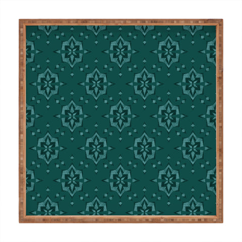 Schatzi Brown Heidi Global Emerald Square Tray