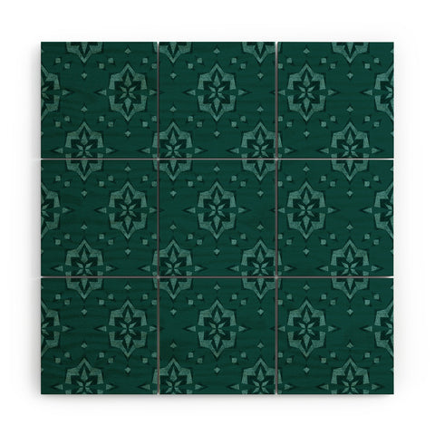 Schatzi Brown Heidi Global Emerald Wood Wall Mural