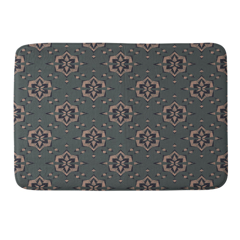 Schatzi Brown Heidi Global Gray Memory Foam Bath Mat
