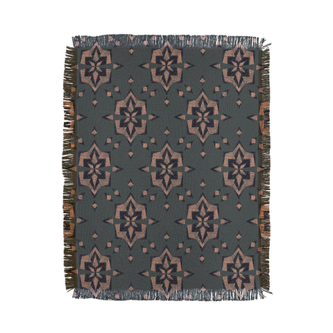 Schatzi Brown Heidi Global Gray Throw Blanket