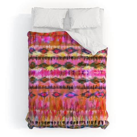Schatzi Brown Ikat 8I Duvet Cover