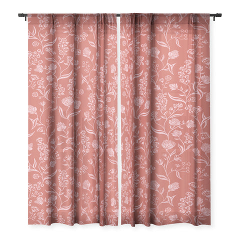 Schatzi Brown Ingrid Floral Copper Sheer Non Repeat