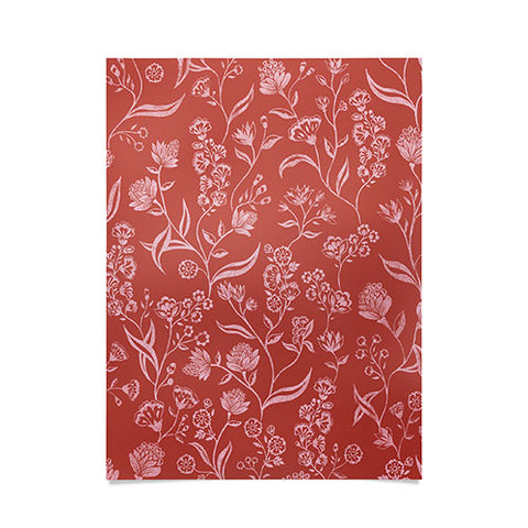 Schatzi Brown Ingrid Floral Copper Poster