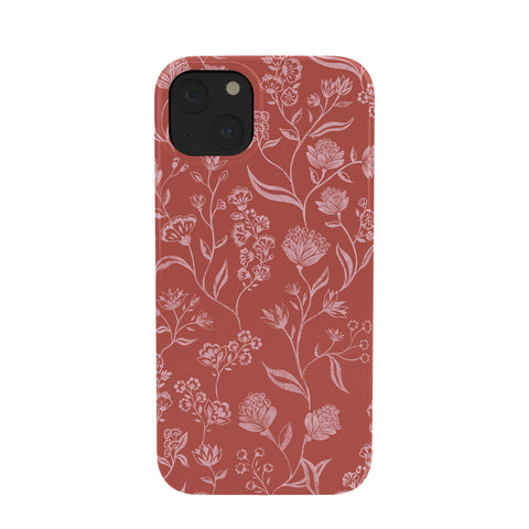 Schatzi Brown Ingrid Floral Copper Phone Case