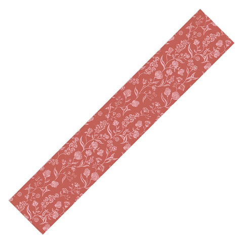 Schatzi Brown Ingrid Floral Copper Table Runner