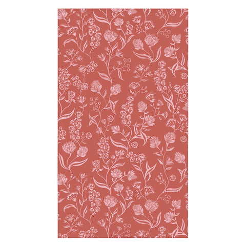 Schatzi Brown Ingrid Floral Copper Tablecloth