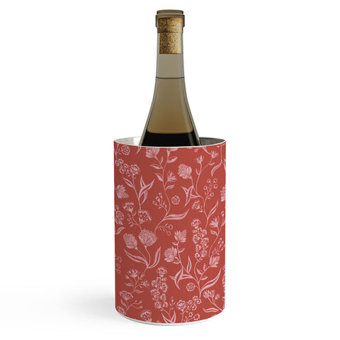 Schatzi Brown Ingrid Floral Copper Wine Chiller