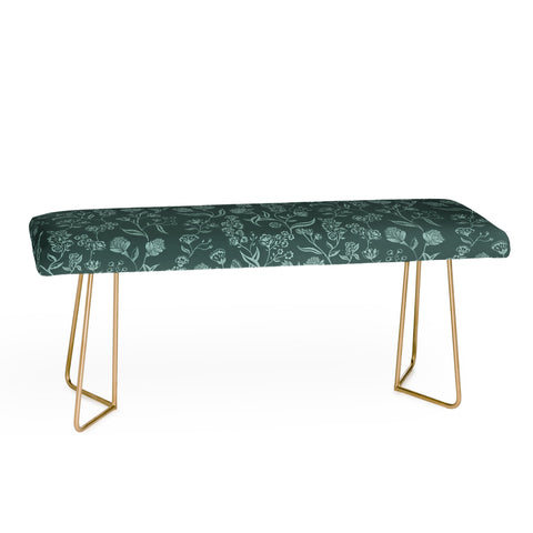 Schatzi Brown Ingrid Floral Green Bench
