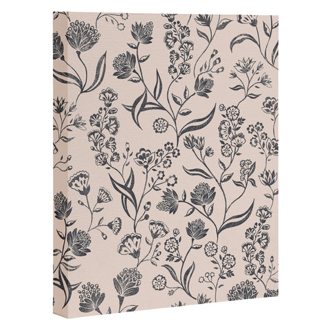 Schatzi Brown Ingrid Floral Ivory Bone Art Canvas