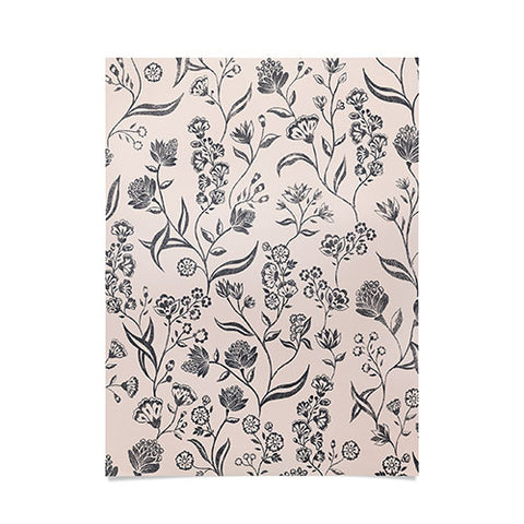 Schatzi Brown Ingrid Floral Ivory Bone Poster