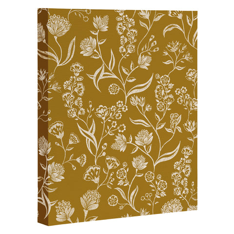 Schatzi Brown Ingrid Floral Marigold Art Canvas