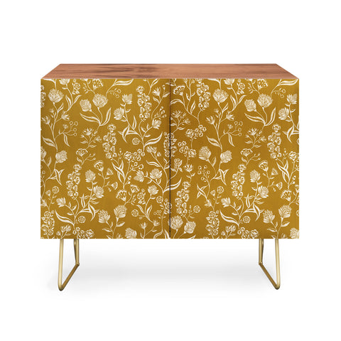Schatzi Brown Ingrid Floral Marigold Credenza