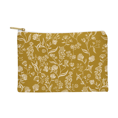 Schatzi Brown Ingrid Floral Marigold Pouch