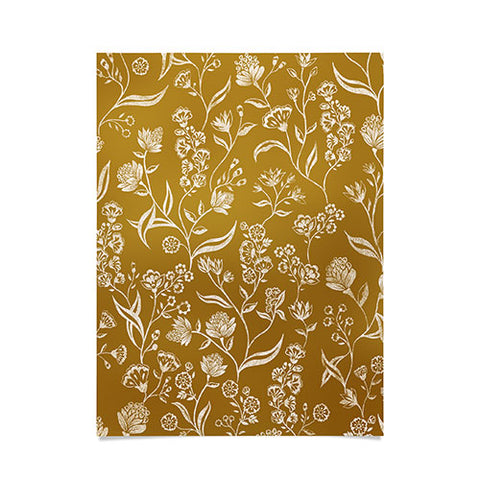 Schatzi Brown Ingrid Floral Marigold Poster