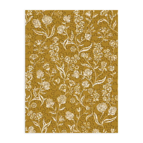 Schatzi Brown Ingrid Floral Marigold Puzzle