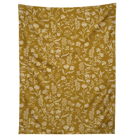 Schatzi Brown Ingrid Floral Marigold Tapestry